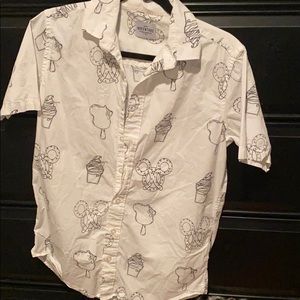 Disney Snacks Button Down